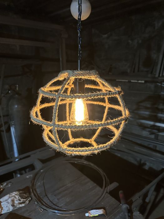 Люстра лофт канаты