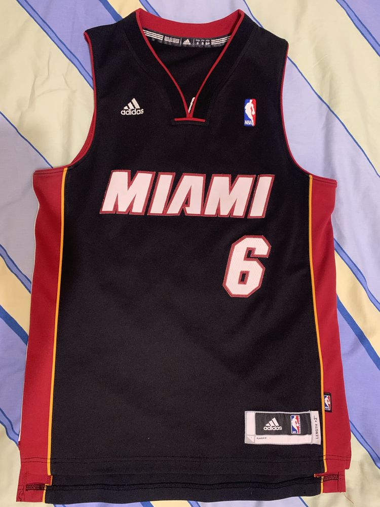 Koszulka Miami Heat NBA lebron James adidas koszykówka