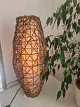 Lampa ratanowa pleciona