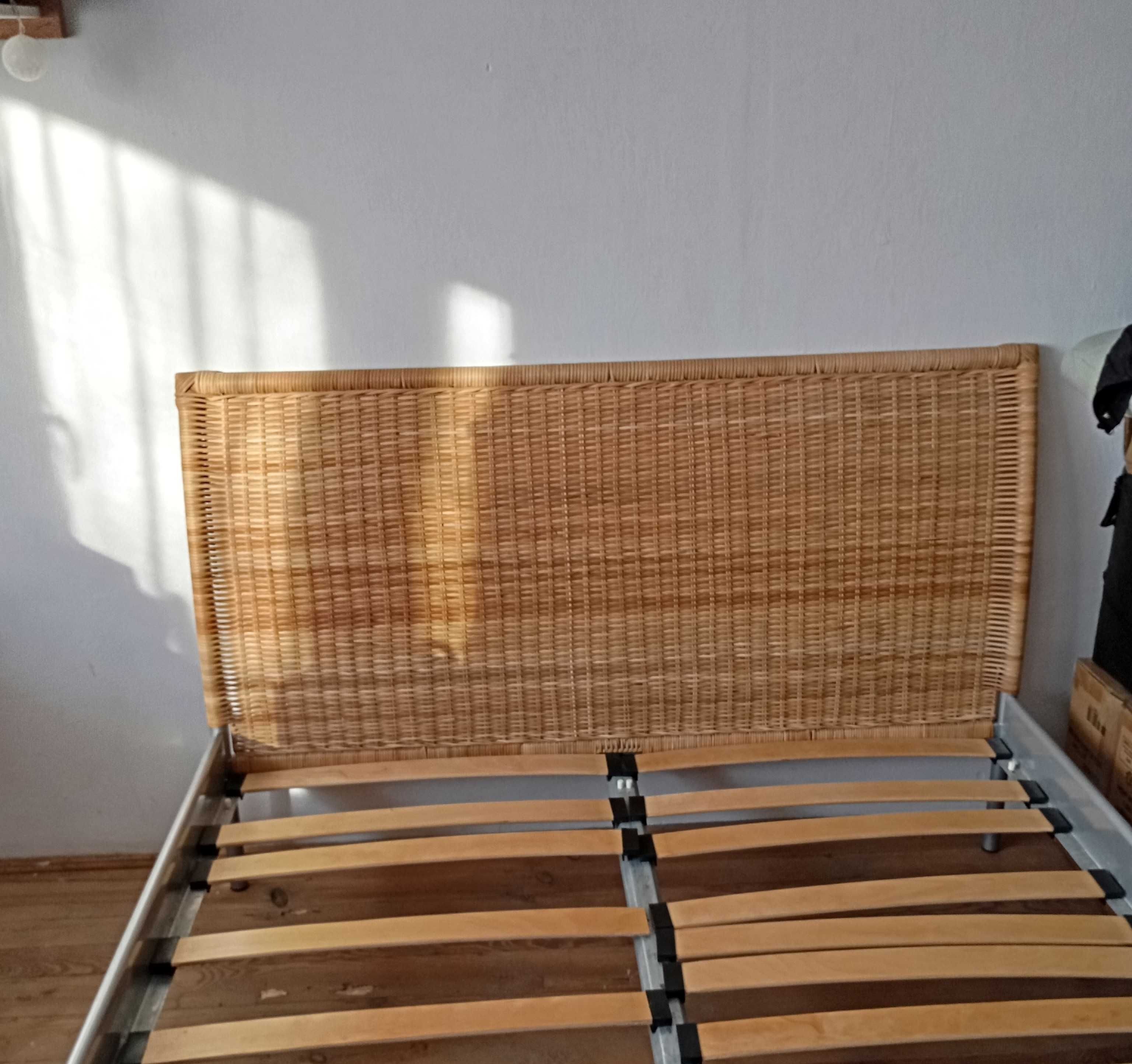 Łożko IKEA Sundnes ze stelażem 140x200