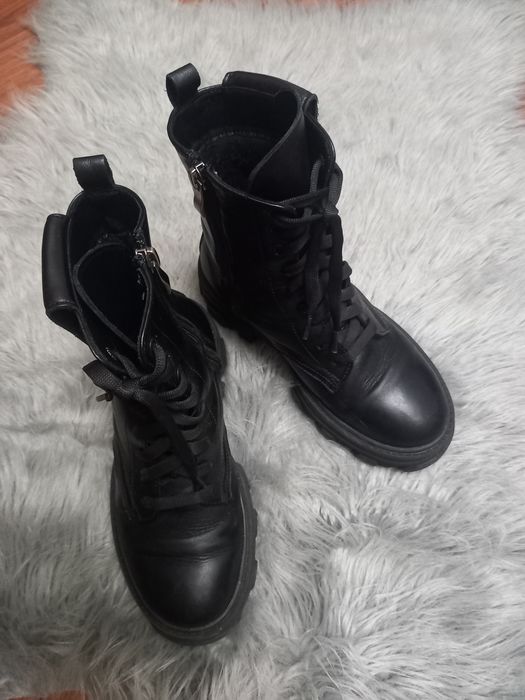 Зимові чобітки шкіряні