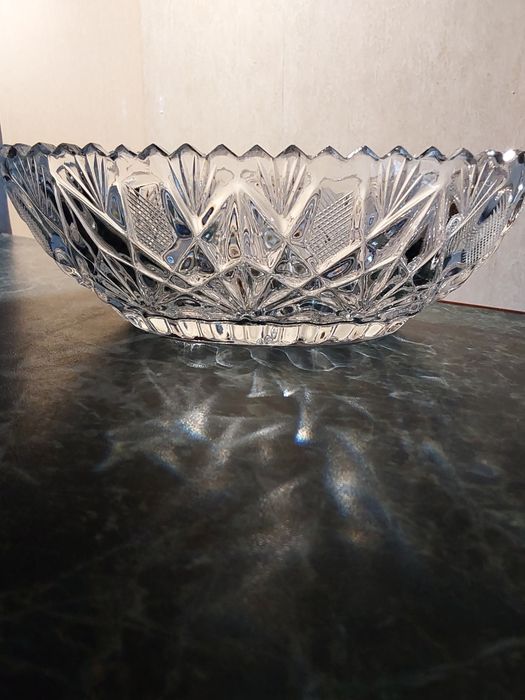 Кришталь Ваза/салатник/цукерниця/конфетница СССР Хрусталь