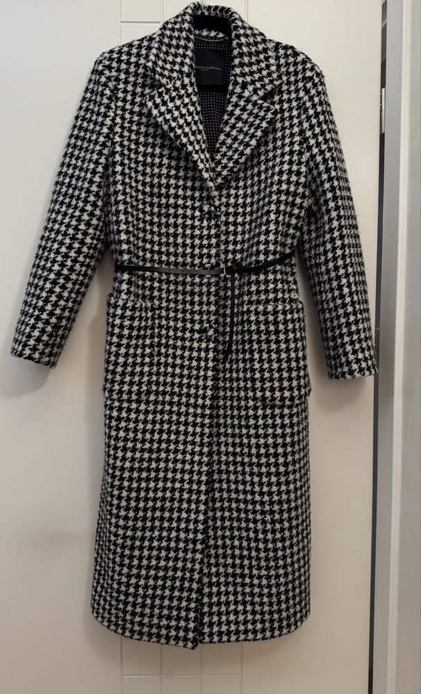 Пальто Ermanno Scervino, під пасок, в гусячу лапку, нове!