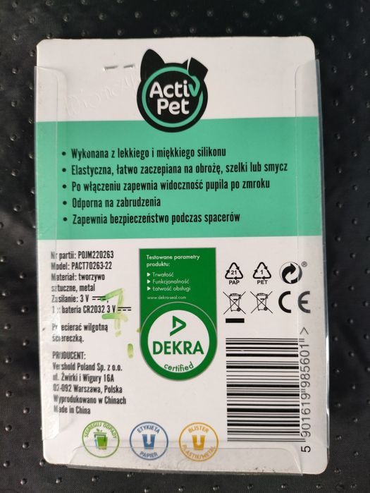 Silikonowa zawieszka LED