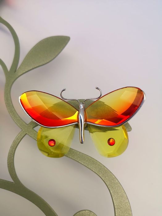 swarovski, cristal, borbuletas de colecção com árvore expositor