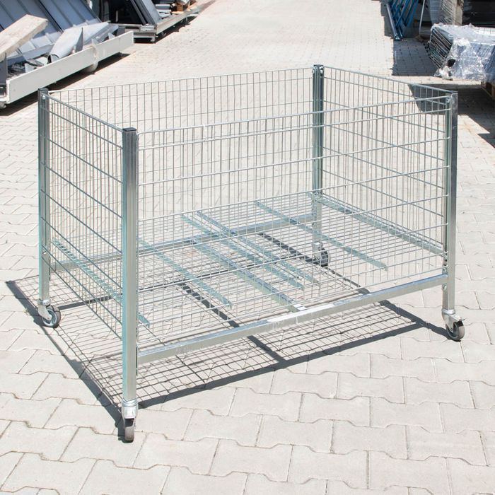 Kosz promocyjny sklepowy wysypowy 120x80x85 cm ocynkowany metalowy