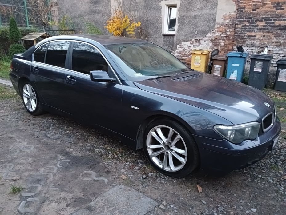 BMW 740D V8 2002 Automat alu 19 komforty Xenon roletki