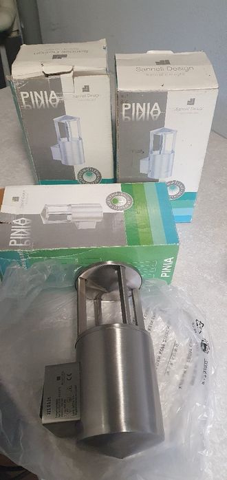 Kinkiety zewnętrzne (3sztuki) inox Pinia Sanneli Design