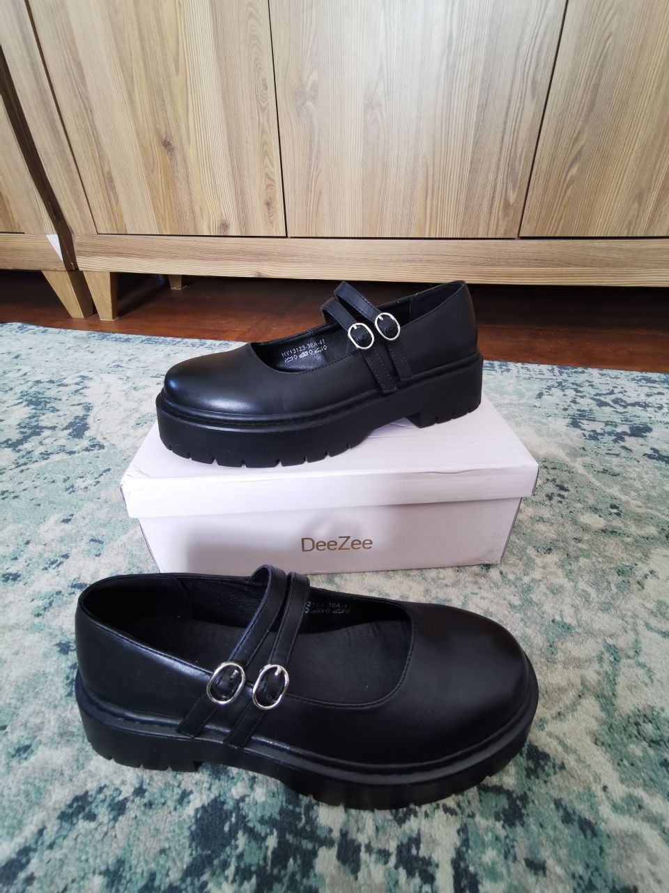 Czarne espadryle DeeZee r.41