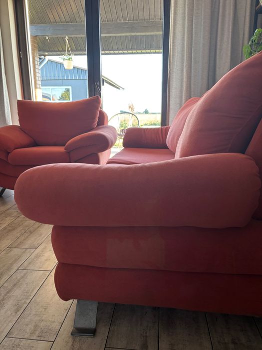 Używana sofa i fotel firmy Wajnert