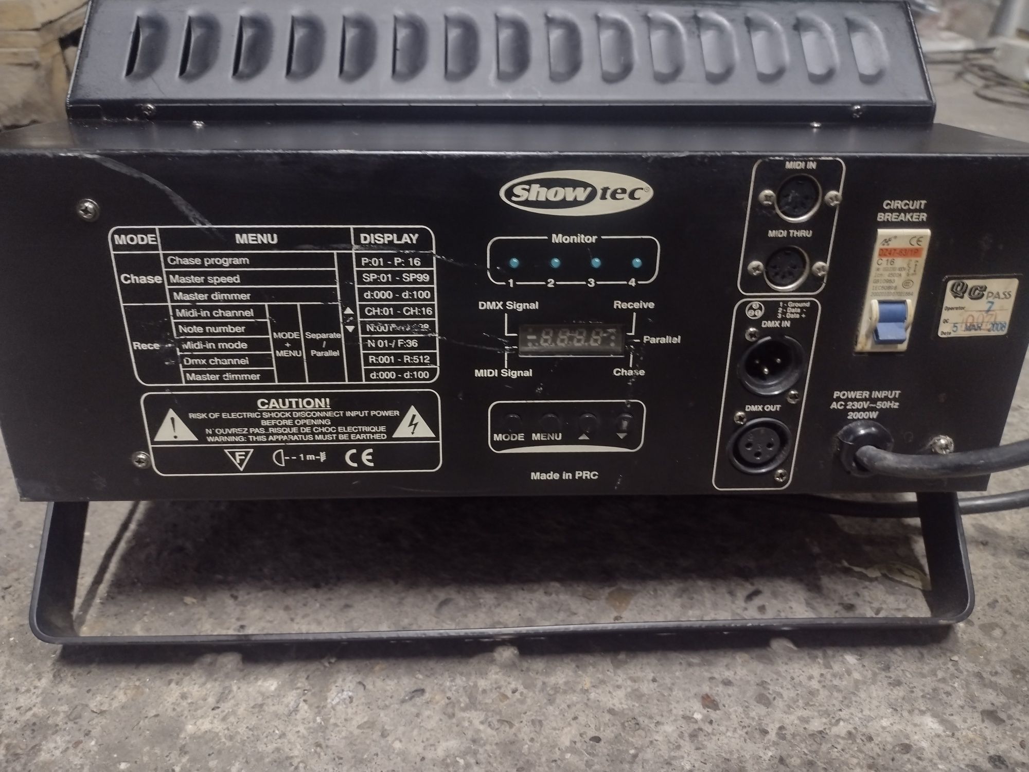 Kolorofon Showtec Quoatro Light Dmx