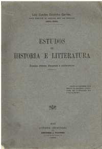 8874 Estudos de História e Litteratura. de Luiz Guedes Coutinho Garri