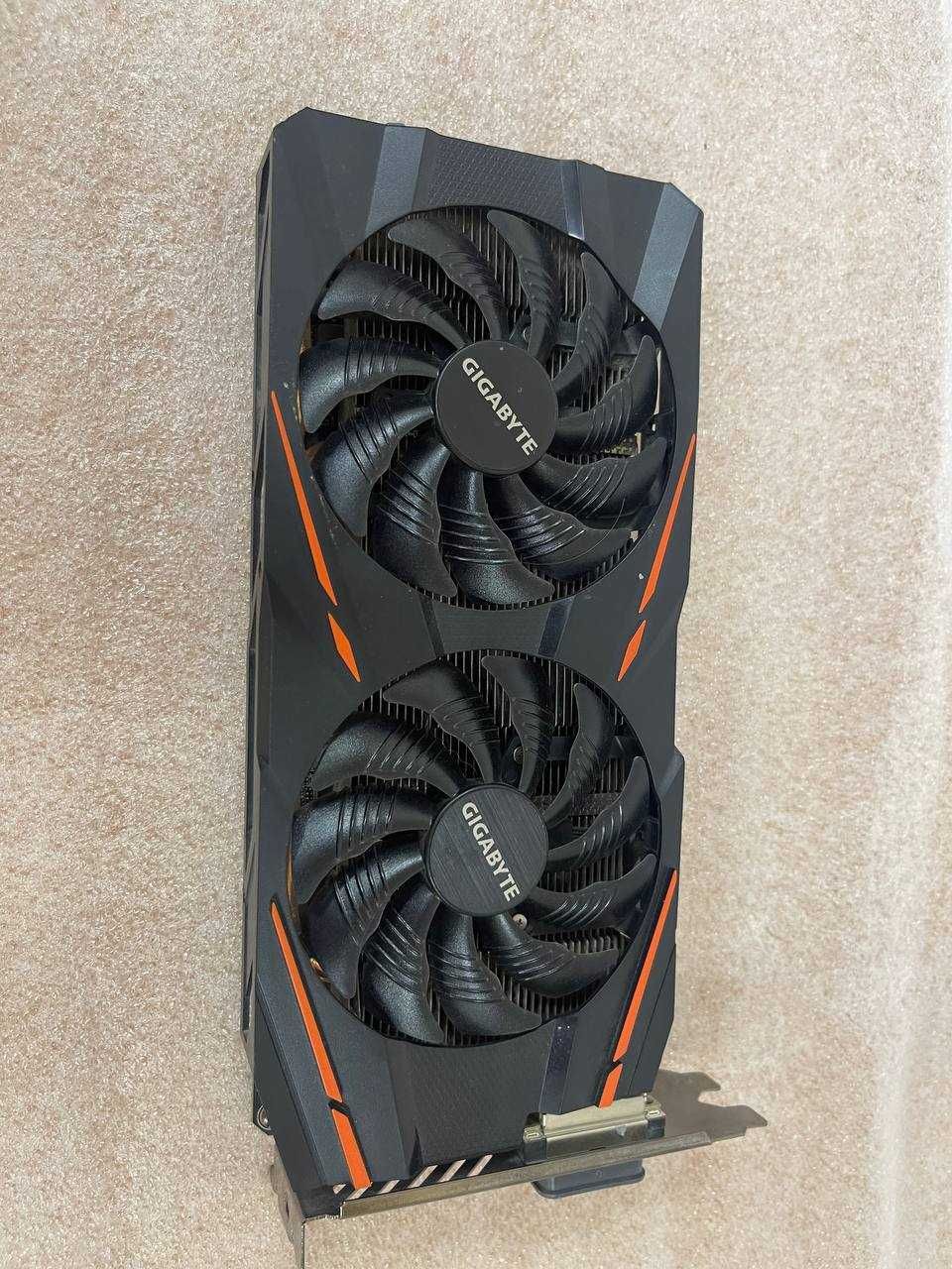 Видеокарта GV-RX580Gaming-8GD-MI  б.у