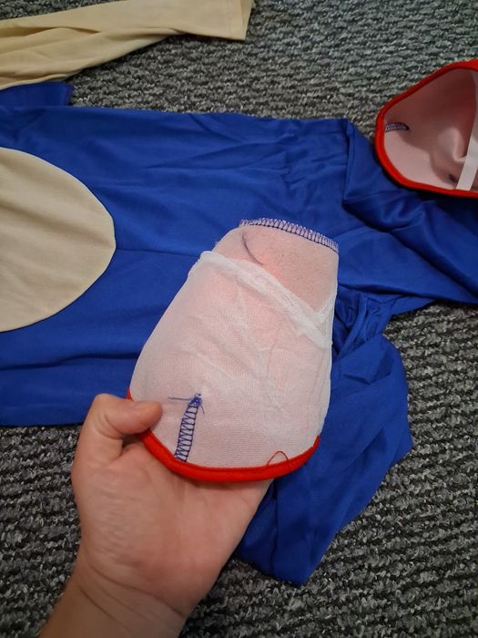 Przebranie Sonic rozmiar S dla dzieci