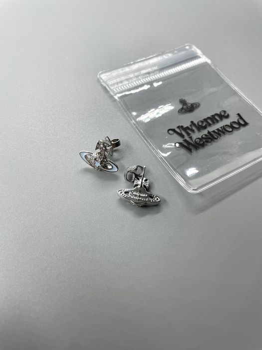 Vivienne Westwood orb Сережки кольє кулон серьги в стилі miu miu bas