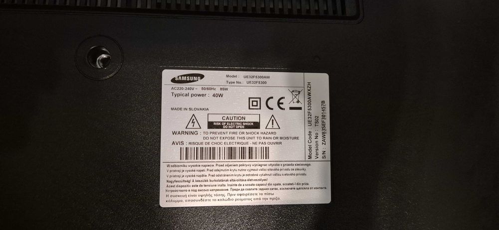 Samsung UE32F5300AW – 32", LED / Full HD, stan bardzo dobry