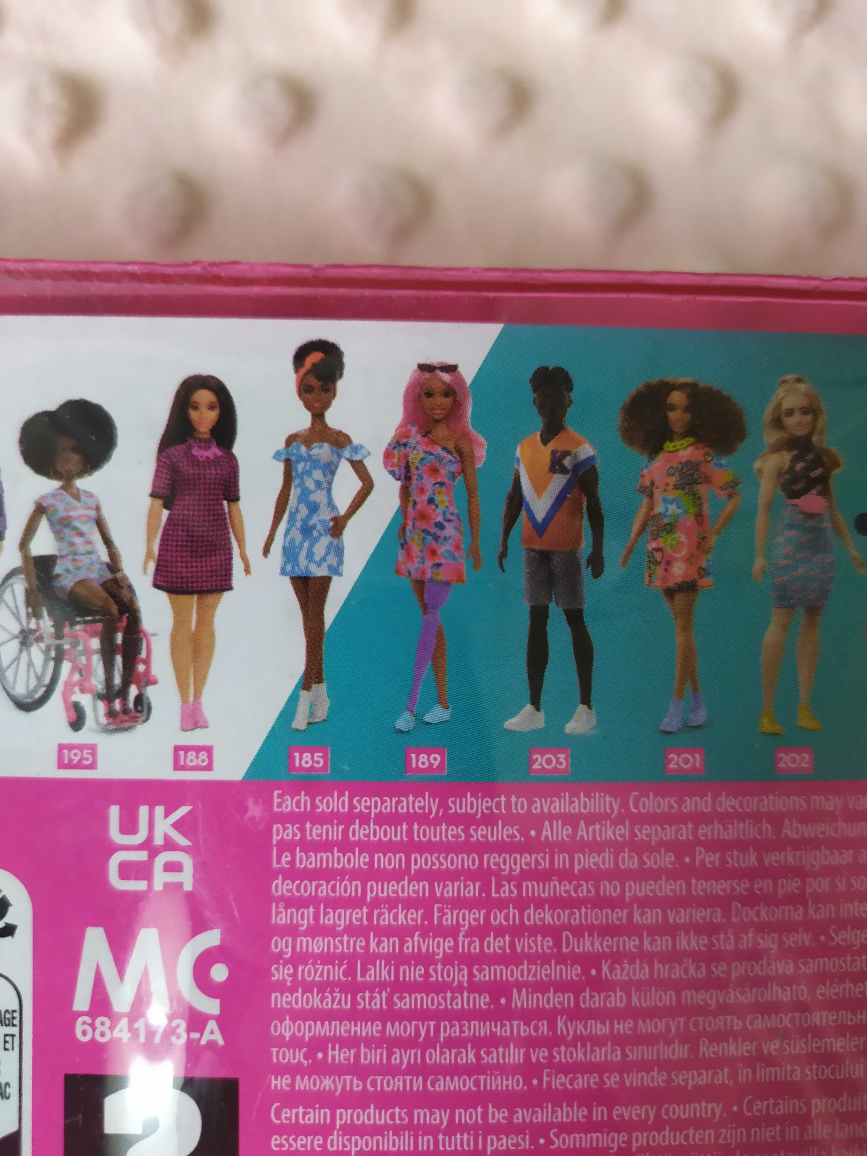 Lalka barbie Fashionistas proteza nogi 189