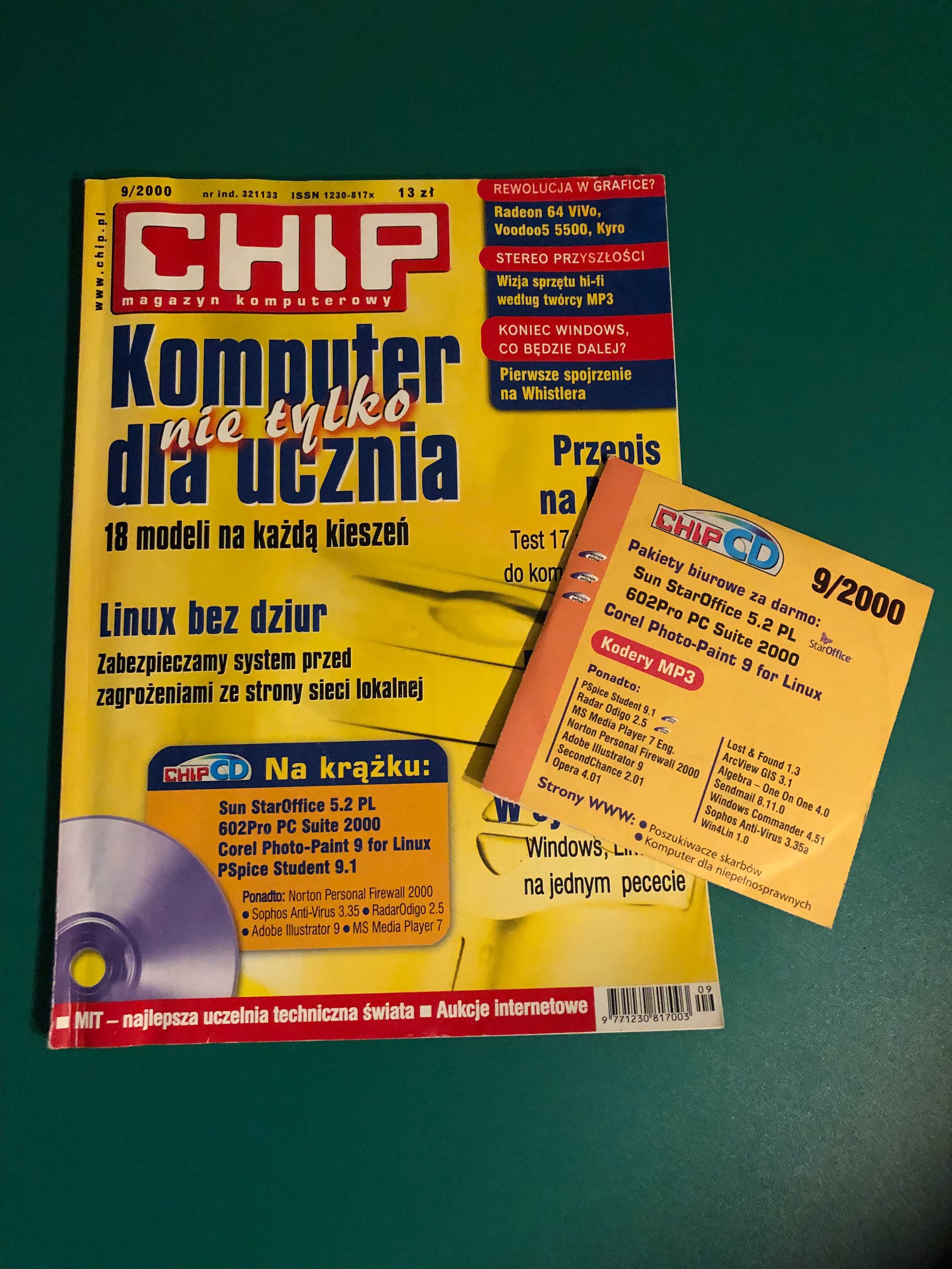 Chip magazyny komputerowe -wydania archiwalne 2002 i 2000