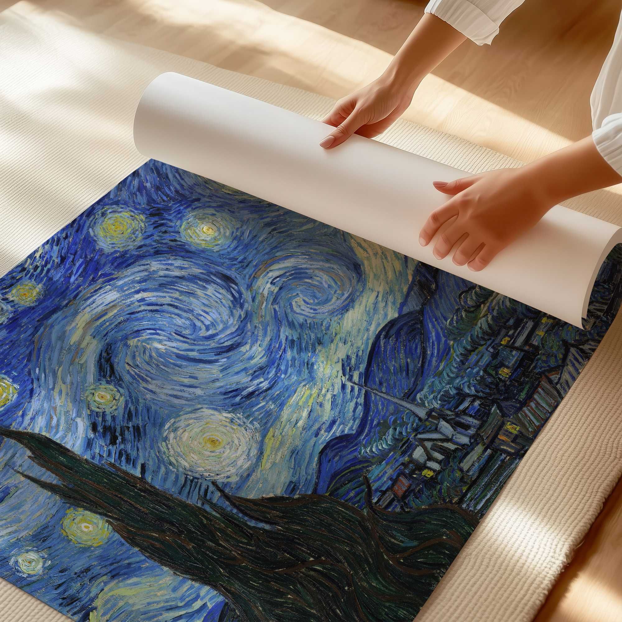Ван Гог, Зоряна ніч, Vincent van Gogh, постер, картина на полотні