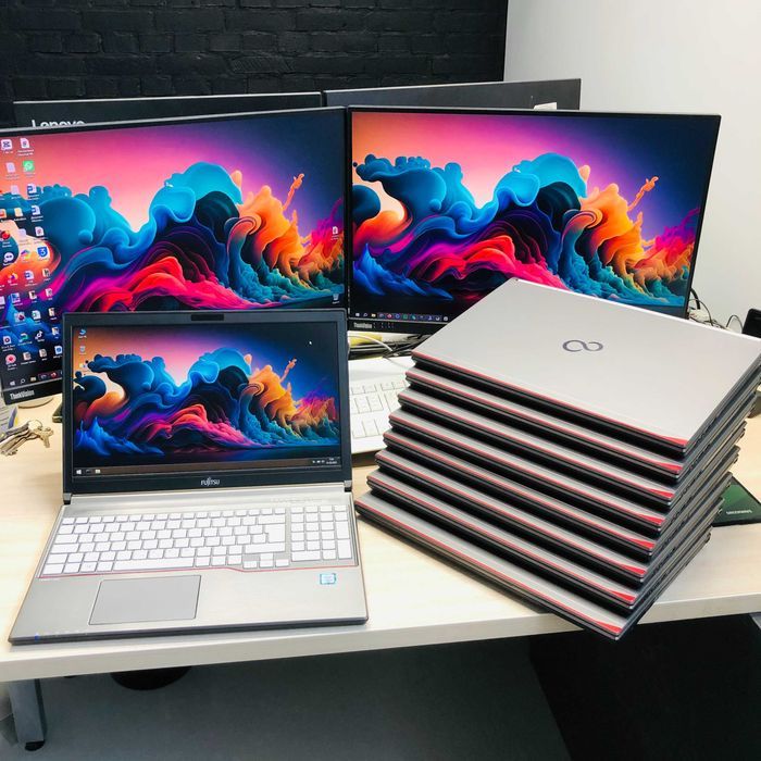 Fujitsu E756 • i7 6Gen • 15.6” IPS FHD • 8/256 SSD • Бізнес-клас 82шт