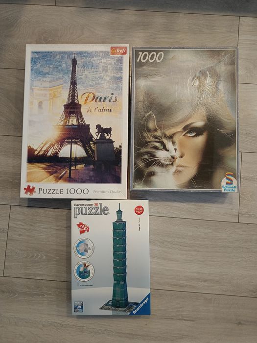 Oddam za darmo 3 x puzzle