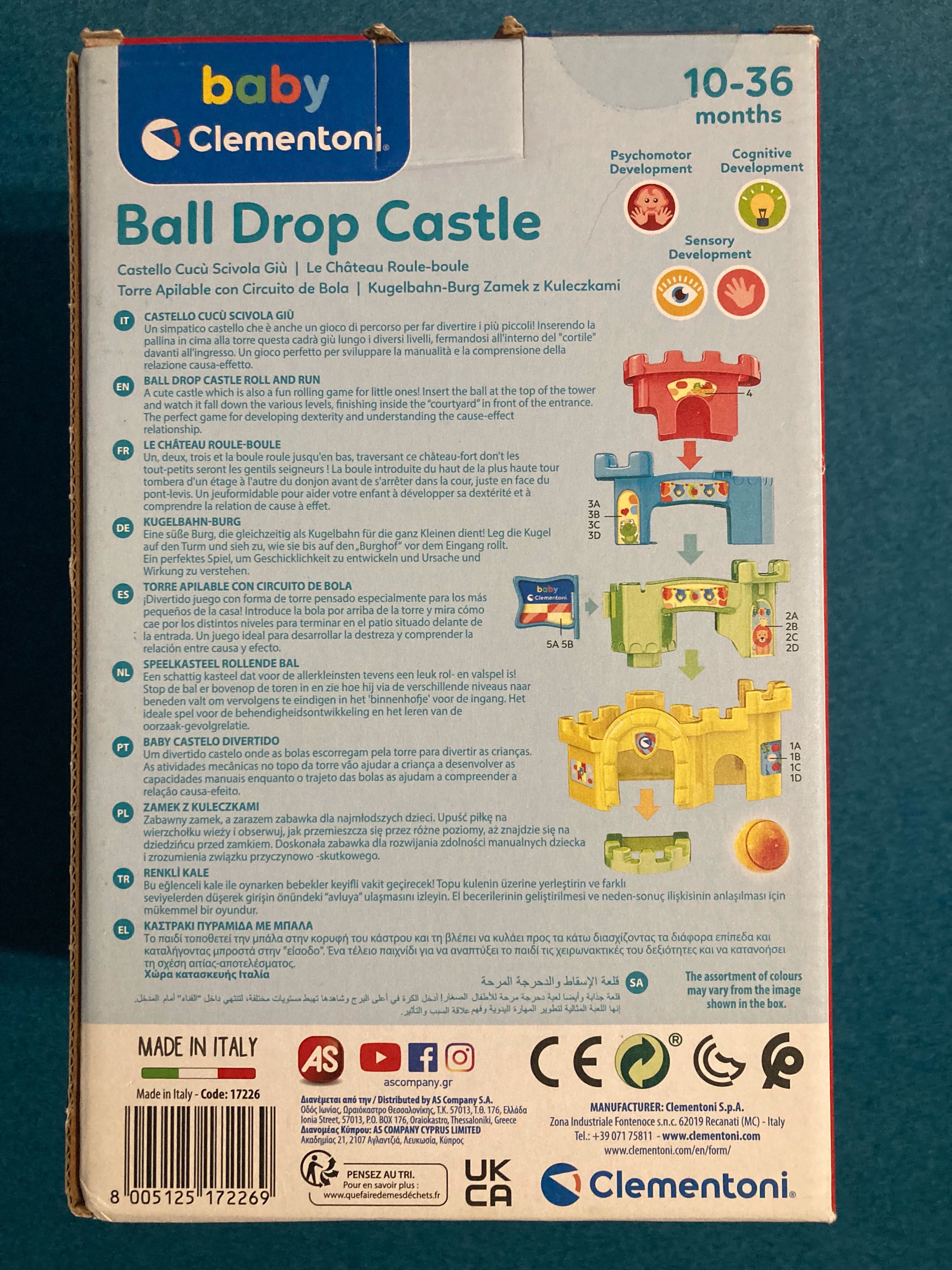 Drop Ball Castle wieża zabawka edukacyjna dla dzieci