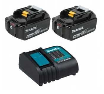 Makita Ładowarka DC18SD + akumulator 2x BL1850B