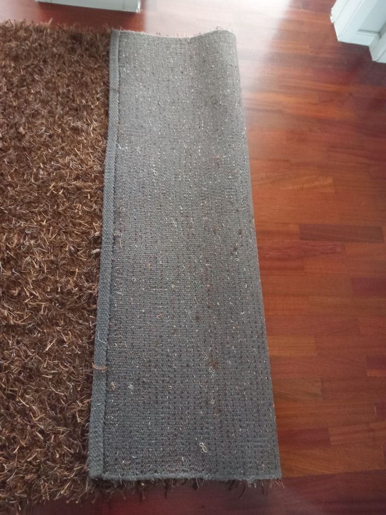 Carpete Castanho com Beje e Dourado 2,00*1,40 Lindíssima
