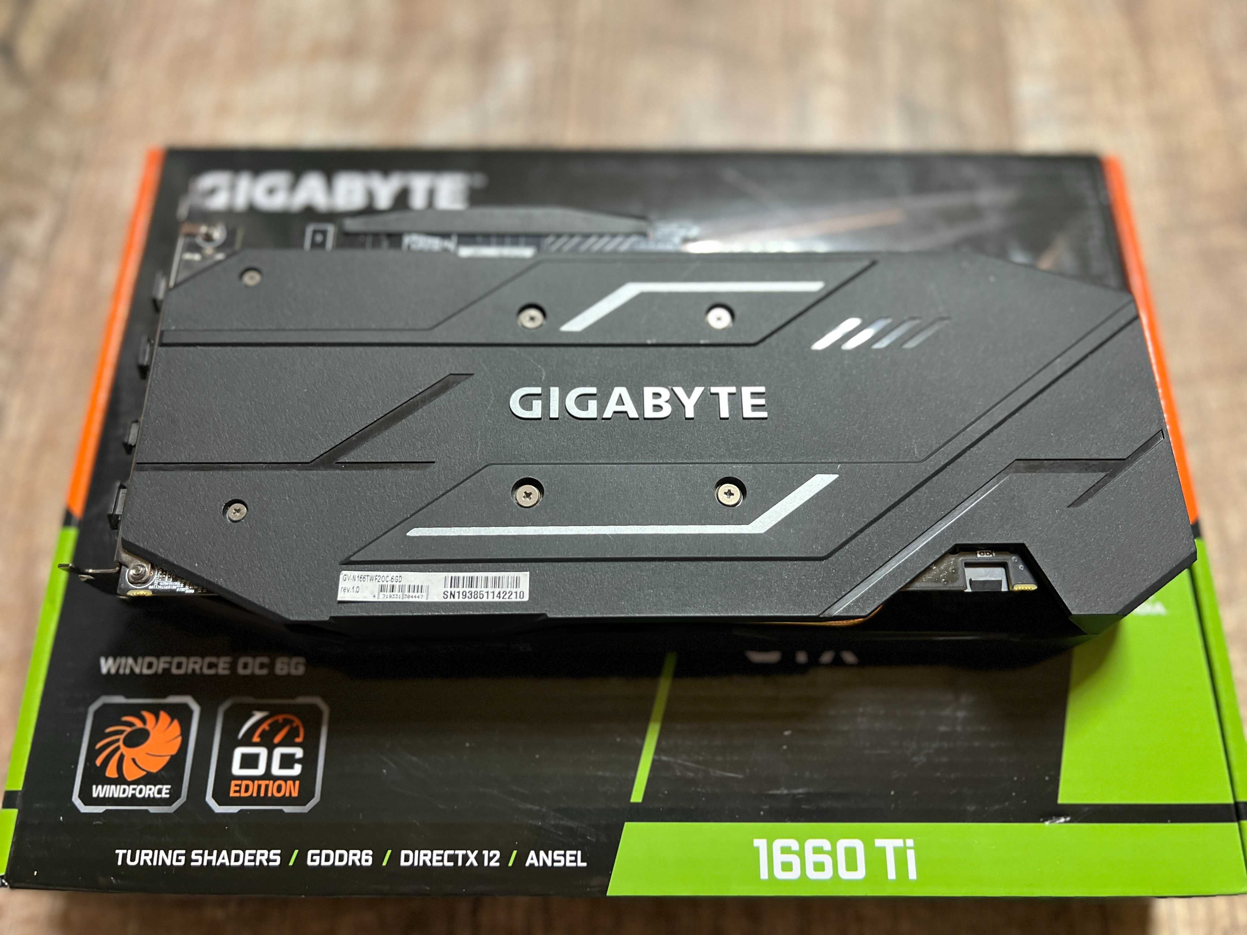 Продам відеокарту Gigabyte GeForce GTX 1660 Ti WINDFORCE OC 6G.