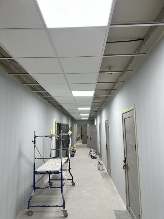 Ремонт (гіпсокартон, кахель, двері, вікна, тепла підлога, труби)