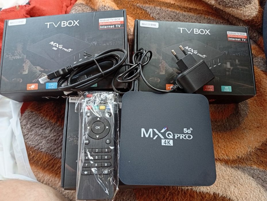 Продам Смарт ТВ приставка BOX MXQ PRO-5 G.андроид13,4на 64 Гб