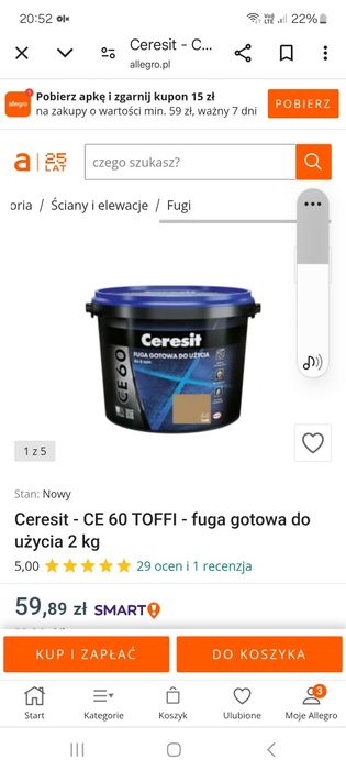Fuga  ceresit gotowa