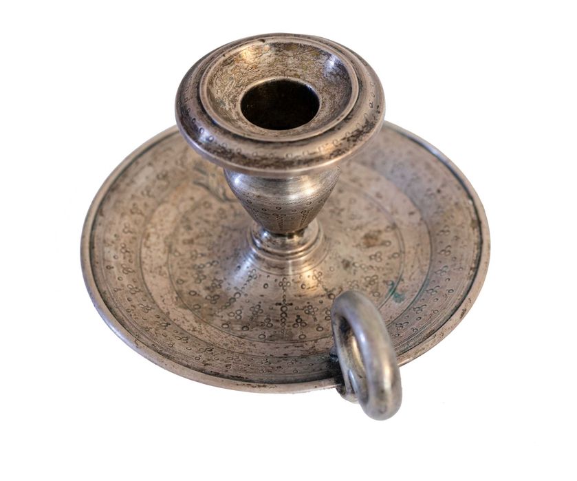 Palmatória candelabro prata | século XIX