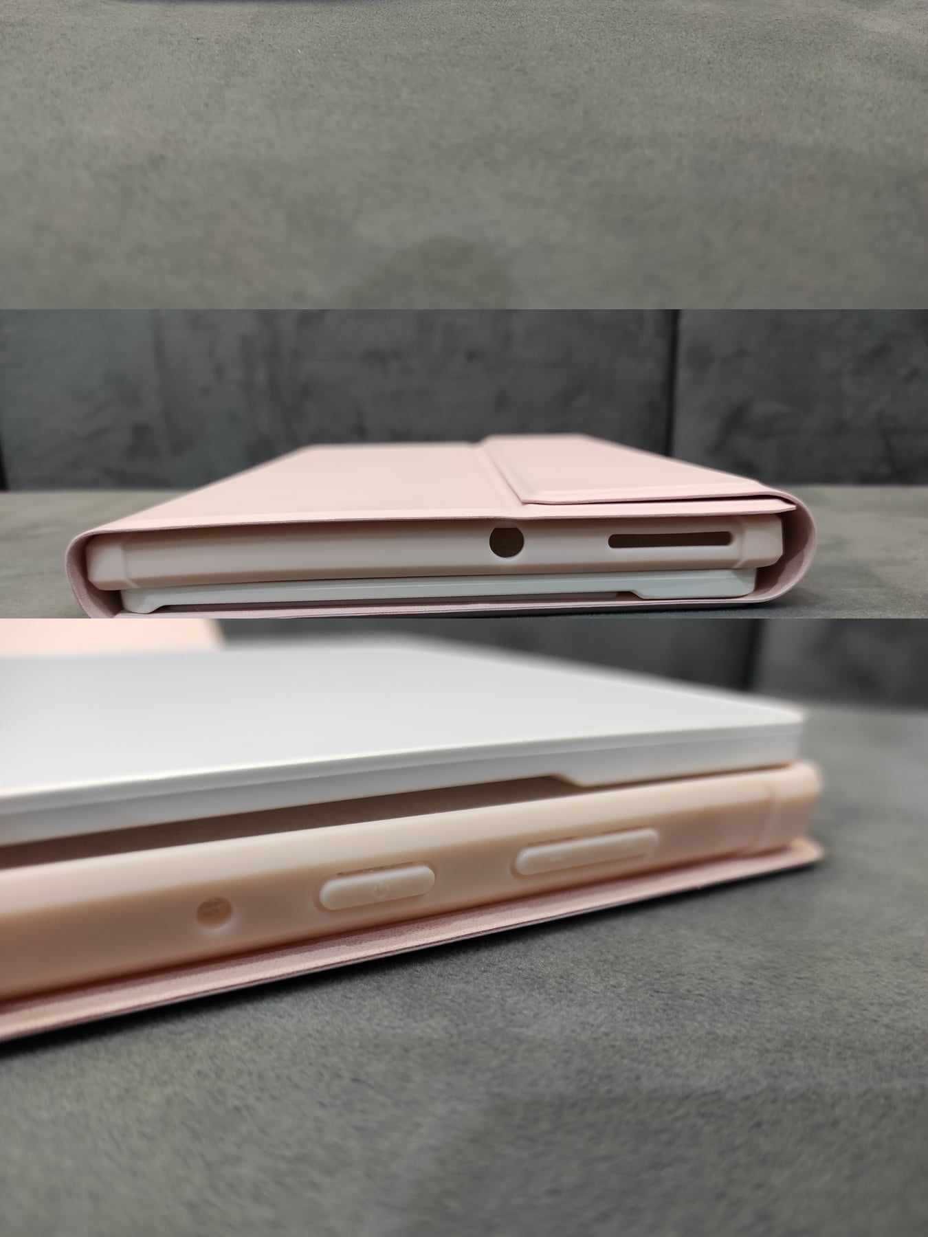 Etui na tablet z klawiaturą Bluetooth PL w kolorze różowym. 239/282mm.