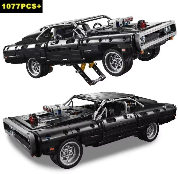 Lego Technic конструктор 1в1 Dodge Charger Dominic  1077-деталей