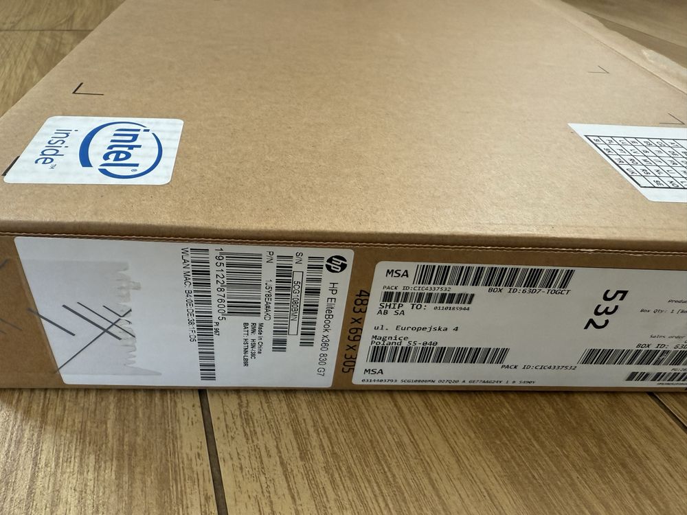 HP Elitebook x360 830 G7 i7-10710U/16GB Ram/512SSD/WWAN/W11Pro