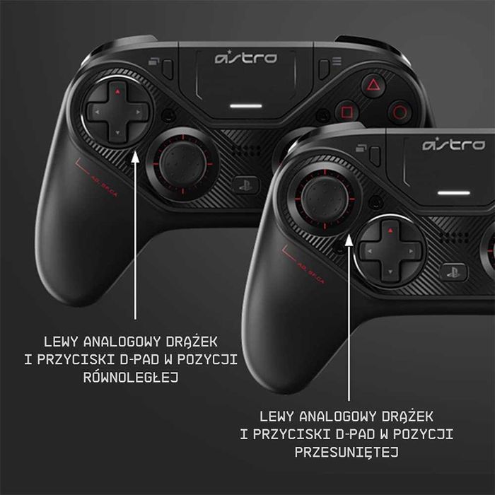 Kontroler (bez)przewodowy ASTRO C40 TR do PlayStation 4 Czarny NOWY