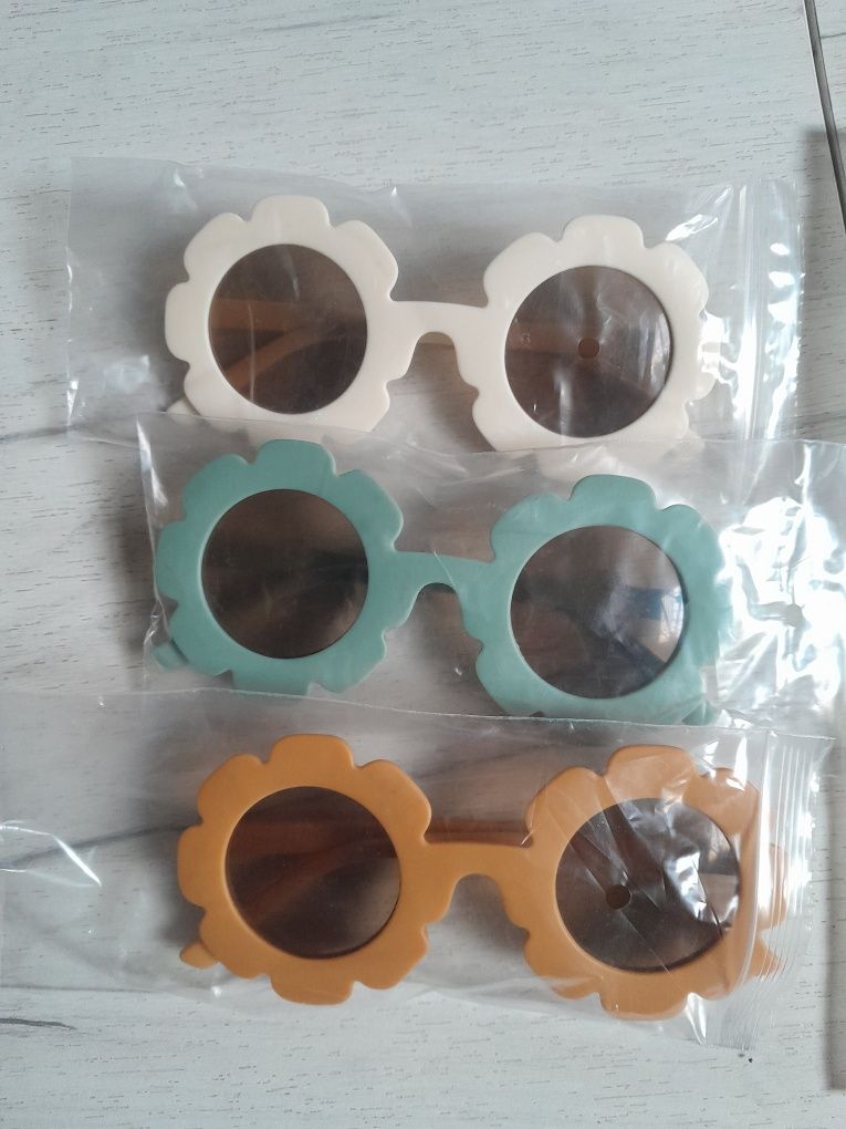 Okulary przeciwsłoneczne imprezowe dla dzieci 3szt. Sunflower dreshow