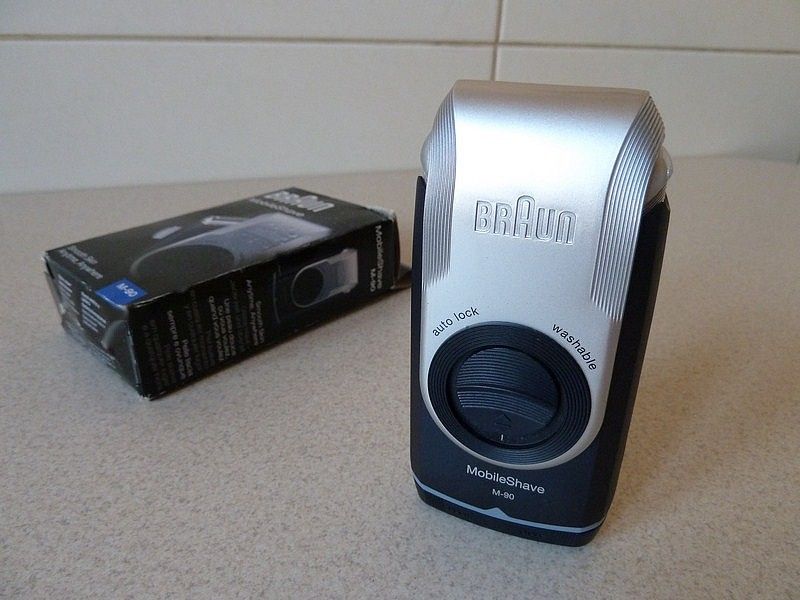 Golarka na baterie BRAUN M-90, MobilShave.