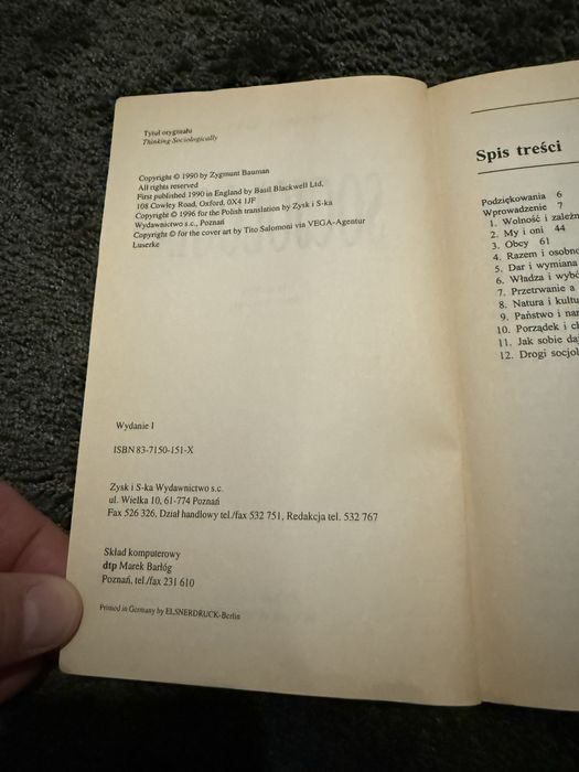 Książka: Socjologia / Zygmunt Bauman