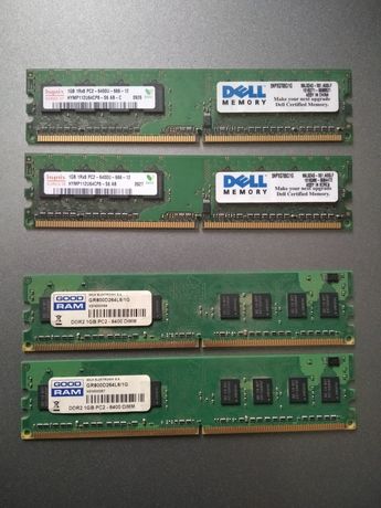 DDR2 1GB DIMM, Hynix, Good Ram, Samsung