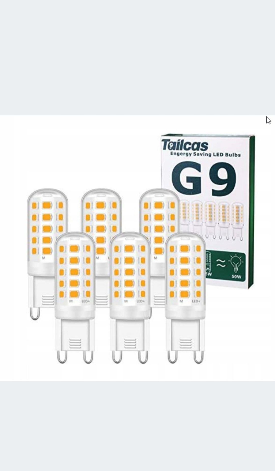 6x  żarówki G9 led 5W tailcas 500lm