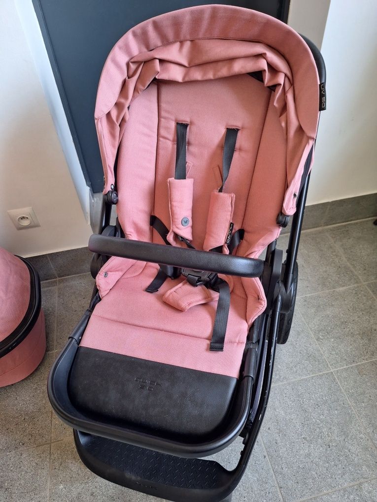 Wózek 2w1 muuvo quick 3.0 pure pink