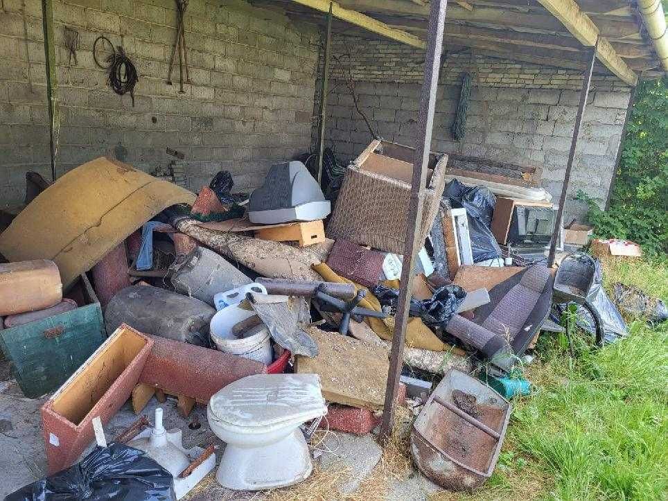 Wywóz odpadów po budowie gruzu mebli śmieci złomu opróżnianie mieszkań