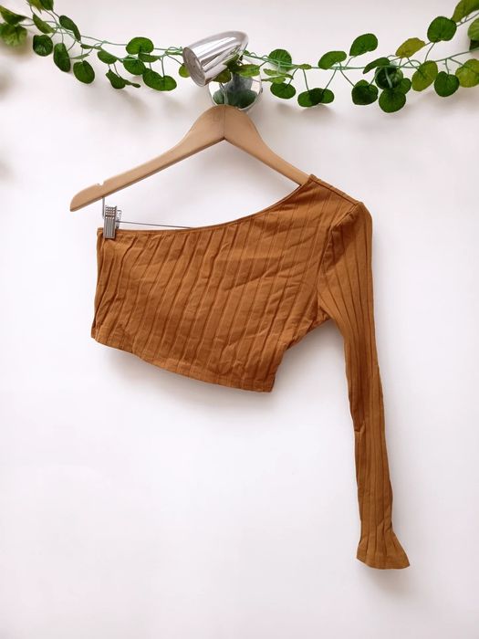 Top Mostarda de uma só manga