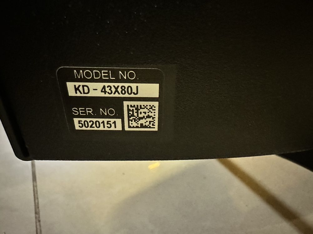 4K HDR X1 Sony Bravia телевізор Android tv 2022 рік 43” KD-43X80J