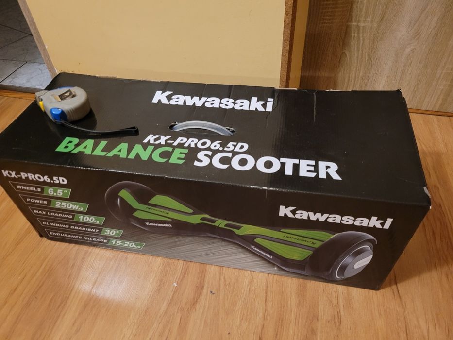 Deskorolka elektryczna hoverboard KAWASAKI KX PRO 6.5D jak nowa!