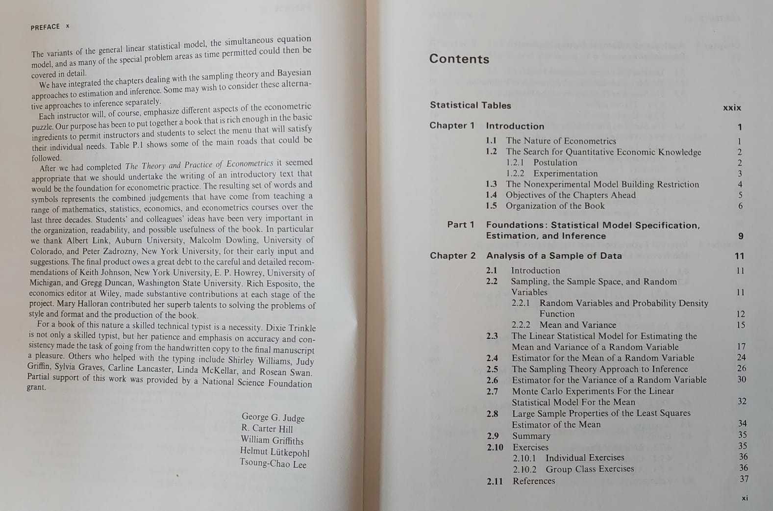 Introduction to The Theory and Practice of Econometrics