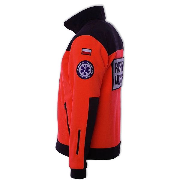 Polar ratowniczy Basic Prm-23 Fluo z kompletem emblematów (xl)