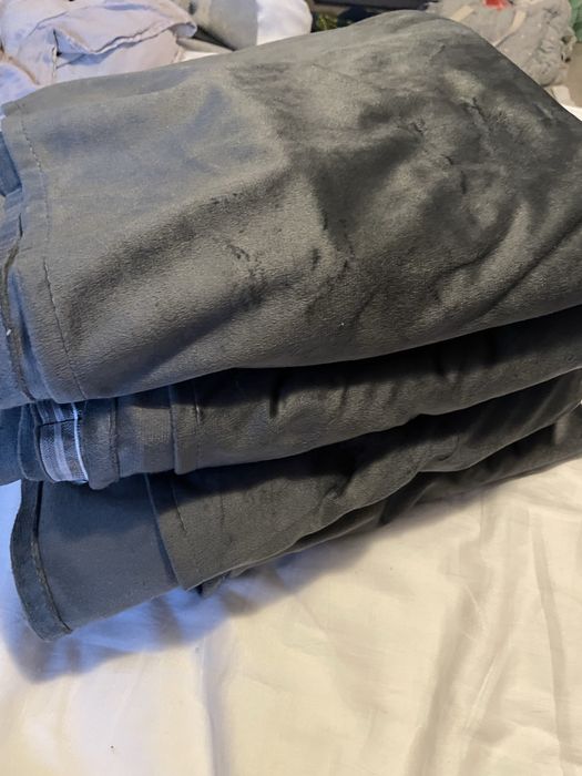 Zasłony zaciemniające 4 szt. Szare